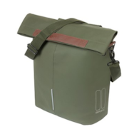 Sakwa pojedyncza BASIL CITY SHOPPER 14-16L, Hook-On System, moss green (WYPRZEDAŻ -50%)