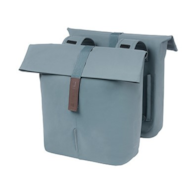 Sakwa podwójna BASIL CITY DOUBLE PANNIER BAG 28-32L, Universal Bridge System, graphite blue (NEW)