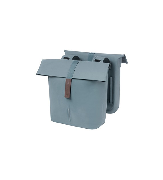 Sakwa podwójna BASIL CITY DOUBLE PANNIER BAG 28-32L, Universal Bridge System, graphite blue (NEW)
