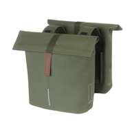 Sakwa podwójna BASIL CITY DOUBLE PANNIER BAG 28-32L, Universal Bridge System, moss green (NEW)