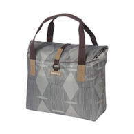 Sakwa pojedyncza BASIL ELEGANCE BICYCLE SHOPPER 20-26L Hook On System, wodoodporna chateau taupe (NEW)