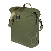 Sakwa pojedyncza BASIL SOHO BICYCLE SHOULDER BAG MIK STUDS 17L, MIK System (ready to go), 100%  wodoodporna night black (NEW)