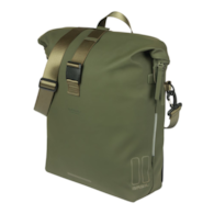 Sakwa pojedyncza BASIL SOHO BICYCLE SHOULDER BAG MIK STUDS 17L, MIK System (ready to go), 100%  wodoodporna night black (NEW)