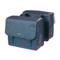 Sakwa podwójna BASIL FLAIR DOUBLE BICYCLE BAG, Universal Bridge System, 35L, Wodoodporna, Navy (NEW)