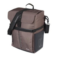 Sakwa pojedyncza BASIL MOVE COMMUTER BICYCLE BAG, MIK HOOKS, 15L, Wodoodporna, Brown (NEW)