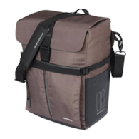 Sakwa pojedyncza BASIL MOVE COMMUTER BICYCLE BAG, MIK STUDS, 15L, wodoodporna, Brown (NEW)