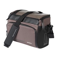 Torba na kierownicę BASIL MOVE HANDLEBAR BAG, KF z adapterem do mocowania, 7-8L, wodoodporna, Brown (NEW 2025)