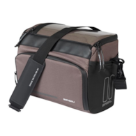 Torba na kierownicę BASIL MOVE HANDLEBAR BAG, KF z adapterem do mocowania, 7-8L, wodoodporna, Brown (NEW)