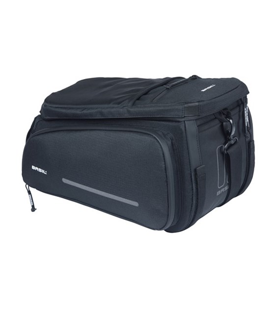 Torba na bagażnik BASIL MOV TRUNK BAG, Do stosowania z MIK, 10-26L, Wodoodporna, Black (NEW 2025)