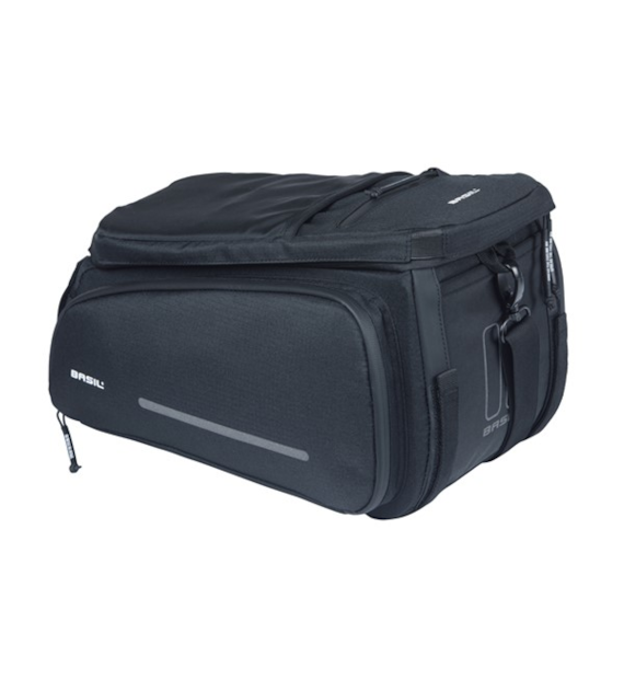 Torba na bagażnik BASIL MOVE TRUNK BAG, do stosowania z MIK, 10-26L, Wodoodporna, Black (NEW)