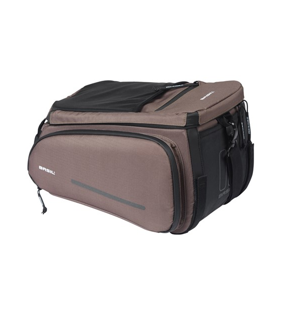 Torba na bagażnik BASIL MOVE TRUNK BAG, do stosowania z MIK, 10-26L, Wodoodporna, Brown (NEW)