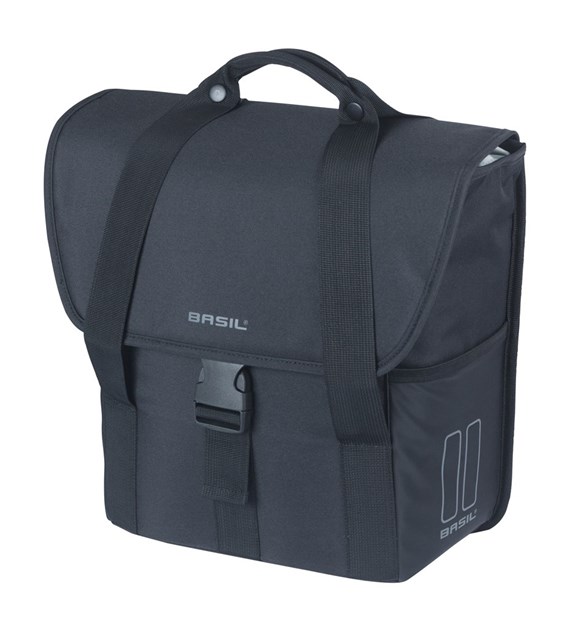 Sakwa pojedyncza BASIL GO SINGLE BAG 16L, black (NEW)