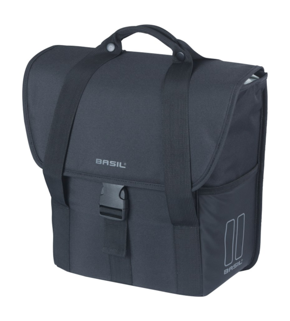 Sakwa pojedyncza BASIL GO SINGLE BAG 16L, black (NEW)