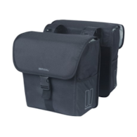 Sakwa podwójna BASIL GO DOUBLE BAG 32L, Universal Bridge System, solid black (NEW)
