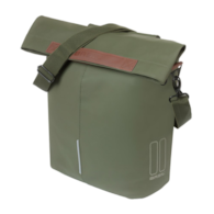 Sakwa pojedyncza BASIL CITY SHOPPER 14-16L, MIK Hooks System, moss green (NEW 2026)