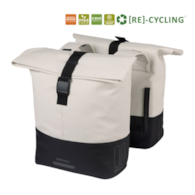 Sakwa podwójna BASIL COVE DOUBLE PANNIER BAG 28-32L, Universal Bridge System, off-white/black (NEW 2026)