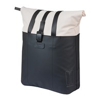 Torba BASIL VIVE BICYCLE SHOPPER, MIK Hooks, 15-20L, Wodoodporna, off-white/black (NEW 2026)