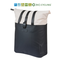 Sakwa pojedyncza BASIL VIVE BICYCLE SHOPPER, MIK Hooks, 15-20L, Wodoodporna, off-white/black (NEW 2026)