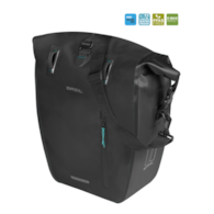 Sakwa pojedyncza BASIL RIVO L SINGLE PANNIER BAG 25-31L, MIK Hooks, wodoodporna, black (NEW 2026)
