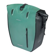 Sakwa pojedyncza BASIL RIVO L SINGLE PANNIER BAG 25-31L, MIK Hooks System, wodoodporna, silvergreen/black (NEW 2026)