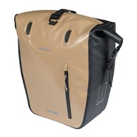 Sakwa pojedyncza BASIL RIVO L SINGLE PANNIER BAG 25-31L, MIK Hooks System, wodoodporna, sand/black (NEW 2026)