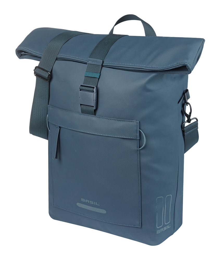 Torba na ramię BASIL BROOKLYN shoulder bag 17L, MIK Hooks System, navy (NEW 2026)