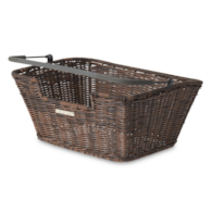 Kosz tylny na bagażnik BASIL CAPRI RATTAN LOOK MIK, MIK System, syntetyczny nature brown (WYPRZEDAŻ -50%)