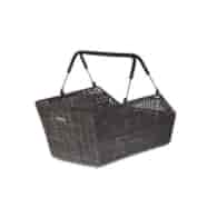 Kosz tylny na bagażnik BASIL CENTO RATTAN LOOK MULTI, MULTI System, (bez wspornika) wodoodporny nature brown (WYPRZEDAŻ -50%)
