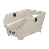 Kosz na tylny bagażnik BASIL CENTO NEO rear bicycle basket, WSL System, off-white (NEW 2026)