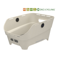 Kosz tylny na bagażnik BASIL CENTO NEO rear bicycle basket, 21L WSL System, off-white (NEW 2026)