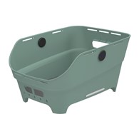 Kosz na tylny bagażnik BASIL CENTO NEO rear bicycle basket, WSL System, silvergreen (NEW 2026)