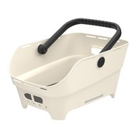 Kosz na tylny bagażnik BASIL CENTO NEO rear bicycle basket, MultiSystem NX, off-white (NEW 2026)