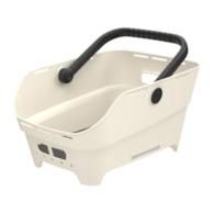 Kosz tylny na bagażnik BASIL CENTO NEO rear bicycle basket, 21L MultiSystem NX, off-white (NEW 2026)