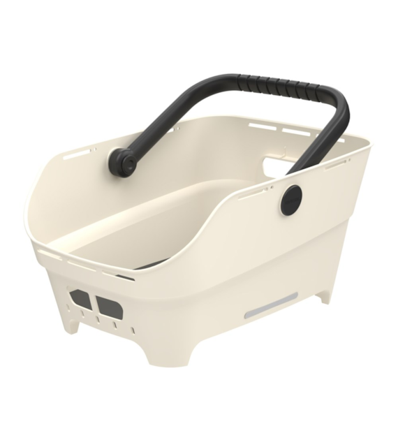 Kosz tylny na bagażnik BASIL CENTO NEO rear bicycle basket, 21L MultiSystem NX, off-white (NEW 2026)