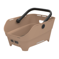 Kosz tylny na bagażnik BASIL CENTO NEO rear bicycle basket, 21L MultiSystem NX, sand (NEW 2026)