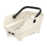 Kosz na tylny bagażnik BASIL CENTO NEO rear bicycle basket, MIK Hooks System, off-white (NEW 2026)