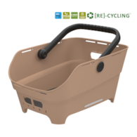 Kosz tylny na bagażnik BASIL CENTO NEO rear bicycle basket, 21L MIK System (ready to go) sand (NEW 2026)