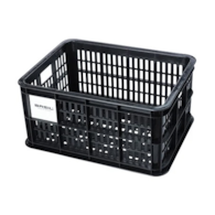 Kosz przedni/tylny na bagażnik BASIL BICYCLE CRATE S, 17.5L, recycled synthetic, black (NEW)