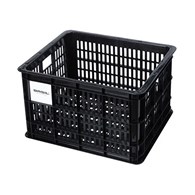 Kosz na kierownicę/bagażnik BASIL BICYCLE CRATE M, 29.5L, recycled synthetic, black (NEW)