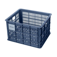Kosz przedni/tylny na bagażnik BASIL BICYCLE CRATE M, 29.5L, recycled synthetic, bluestone (NEW)