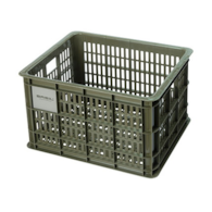 Kosz przedni/tylny na bagażnik BASIL BICYCLE CRATE M, 29.5L, recycled synthetic, moss green (NEW)