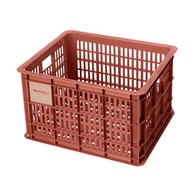 Kosz na kierownicę/bagażnik BASIL BICYCLE CRATE M, 29.5L, recycled synthetic, terra red (NEW)