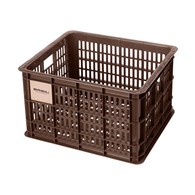 Kosz na kierownicę/bagażnik BASIL BICYCLE CRATE M, 27L, recycled synthetic, brown (NEW)