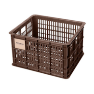 Kosz przedni/tylny na bagażnik BASIL BICYCLE CRATE M, 29.5L, recycled synthetic, brown (NEW)