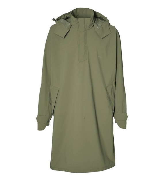 Ponczo przeciwdeszczowe unisex BASIL MOSSE BICYCLE RAIN PONCHO UNISEX 100% waterproof olive green roz.XL/XXL (WYPRZEDAŻ -50%)