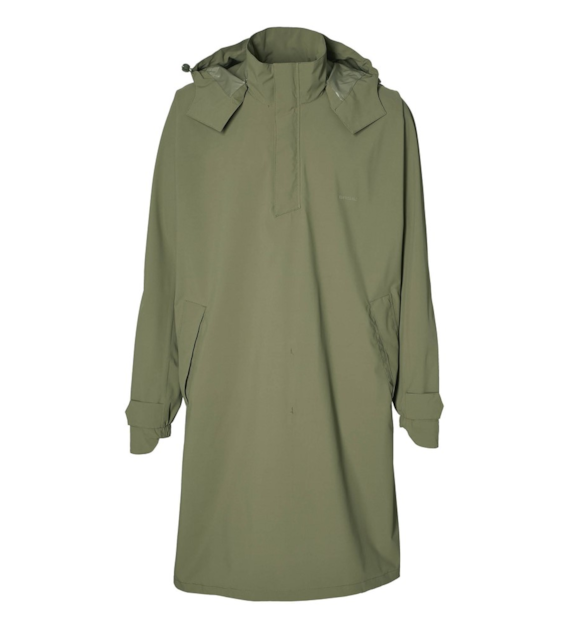 Ponczo przeciwdeszczowe unisex BASIL MOSSE BICYCLE RAIN PONCHO UNISEX 100% waterproof olive green roz.XL/XXL (WYPRZEDAŻ -50%)