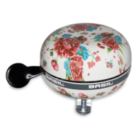 Dzwonek rowerowy BASIL BIG BELL BLOOM 80mm, gardenia white (NEW)