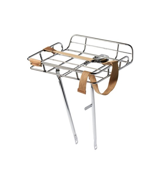 Bagażnik przedni BASIL PORTLAND FRONT CARRIER HIGH 26 -28 , 25 litrów/10 kg, aluminium natural (NEW)