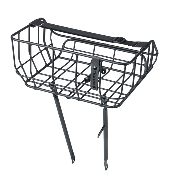 Bagażnik przedni BASIL PORTLAND BICYCLE FRONT BASKET,26 -28 , 25 litrów/10kg, matt black (NEW)