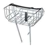Bagażnik przedni BASIL PORTLAND BICYCLE FRONT BASKET,26 -28 , 25 litrów/10kg, chrome (NEW)